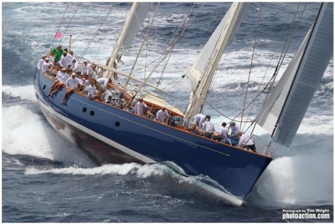 Rebecca winner of the 2015 Spirit of Tradition Class at Antigua Classic Yacht Regatta ©  Tim Wright / Photoaction.com http://www.photoaction.com